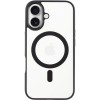 TPU+PC чохол Blueo Skin Friendly Frosted with MagSafe для Apple iPhone 16 (6.1"), Чорний