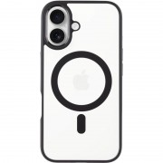 TPU+PC чехол Blueo Skin Friendly Frosted with MagSafe для Apple iPhone 16 (6.1") Черный