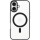 TPU+PC чехол Blueo Skin Friendly Frosted with MagSafe для Apple iPhone 16 (6.1") Черный