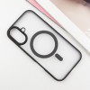 TPU+PC чохол Blueo Skin Friendly Frosted with MagSafe для Apple iPhone 16 (6.1"), Чорний