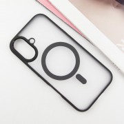 TPU+PC чехол Blueo Skin Friendly Frosted with MagSafe для Apple iPhone 16 (6.1"), Черный