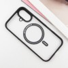 TPU+PC чохол Blueo Skin Friendly Frosted with MagSafe для Apple iPhone 16 (6.1"), Чорний