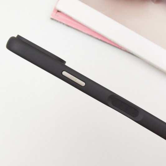 TPU+PC чехол Blueo Skin Friendly Frosted with MagSafe для Apple iPhone 16 (6.1") Черный - изображение 3