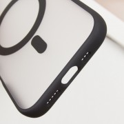 TPU+PC чехол Blueo Skin Friendly Frosted with MagSafe для Apple iPhone 16 (6.1"), Черный