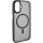 TPU+PC чохол Blueo Skin Friendly Frosted with MagSafe для Apple iPhone 16 (6.1") Чорний