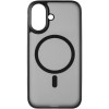 TPU+PC чохол Blueo Skin Friendly Frosted with MagSafe для Apple iPhone 16 (6.1") Чорний