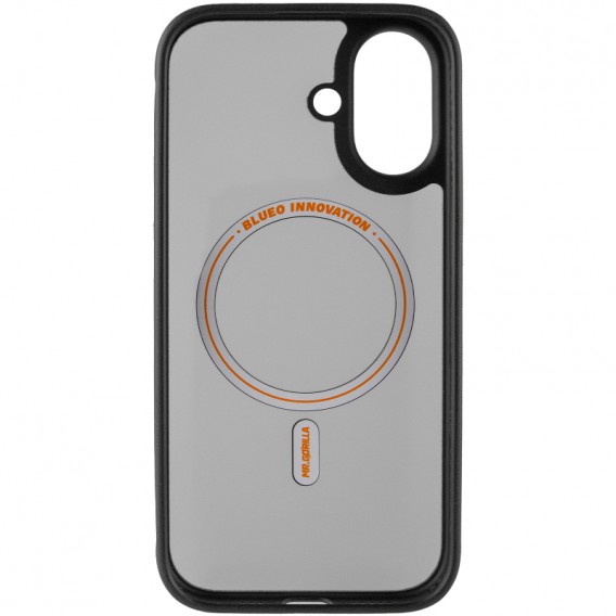 TPU+PC чохол Blueo Skin Friendly Frosted with MagSafe для Apple iPhone 16 (6.1") Чорний