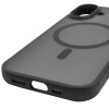 TPU+PC чохол Blueo Skin Friendly Frosted with MagSafe для Apple iPhone 16 (6.1") Чорний