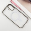 TPU+PC чохол Blueo Skin Friendly Frosted with MagSafe для Apple iPhone 16 (6.1") Сірий