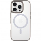 TPU+PC чехол Blueo Skin Friendly Frosted with MagSafe для Apple iPhone 16 Pro (6.3 дюйма) Серый