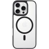TPU+PC чохол Blueo Skin Friendly Frosted with MagSafe для Apple iPhone 16 Pro (6.3"), Чорний