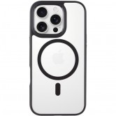 TPU+PC чехол Blueo Skin Friendly Frosted with MagSafe для Apple iPhone 16 Pro (6.3 дюйма) Черный TPU+PC чехол Blueo Skin Friendly Frosted with MagSafe для Apple iPhone 16 Pro (6.3 дюйма) Черный