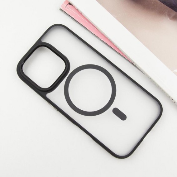 TPU+PC чехол Blueo Skin Friendly Frosted with MagSafe для Apple iPhone 16 Pro Max (6.9"), Черный