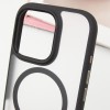 TPU+PC чехол Blueo Skin Friendly Frosted with MagSafe для Apple iPhone 16 Pro Max (6.9"), Черный