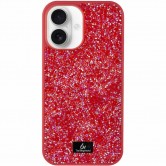 TPU чехол Bling World Rock Diamond для Apple iPhone 16 (6.1 дюйма) Красный TPU чехол Bling World Rock Diamond для Apple iPhone 16 (6.1 дюйма) Красный
