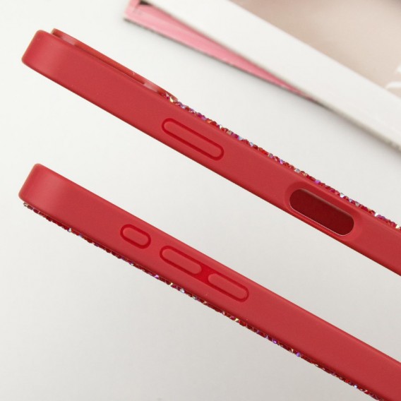 TPU чохол Bling World Rock Diamond для Apple iPhone 16 (6.1") Червоний