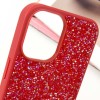 TPU чохол Bling World Rock Diamond для Apple iPhone 16 (6.1") Червоний