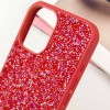 TPU чохол Bling World Rock Diamond для Apple iPhone 16 (6.1") Червоний