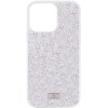 TPU чехол Bling World Rock Diamond для Apple iPhone 16 (6.1"), Белый