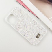 TPU чехол Bling World Rock Diamond для Apple iPhone 16 (6.1"), Белый