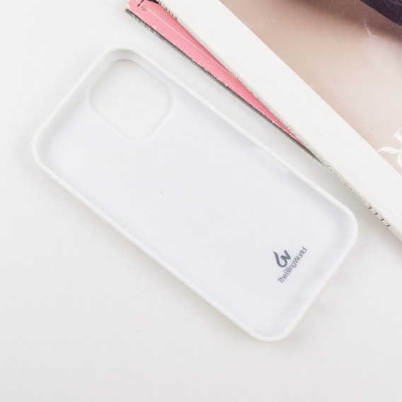 TPU чехол Bling World Rock Diamond для Apple iPhone 16 (6.1"), Белый