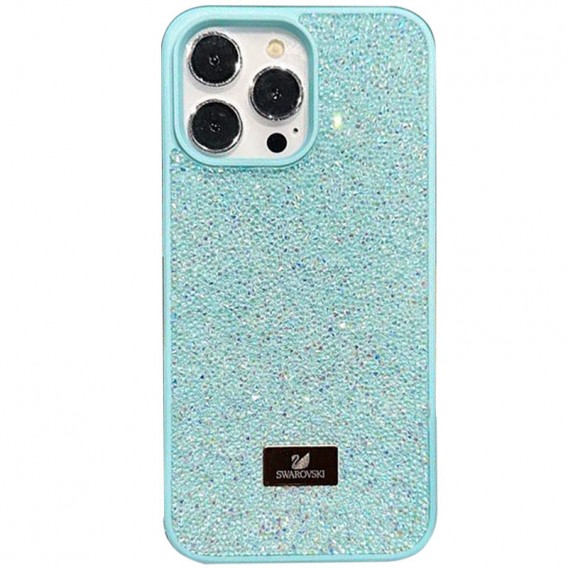 TPU чехол Bling World Rock Diamond для Apple iPhone 16 (6.1"), Голубой