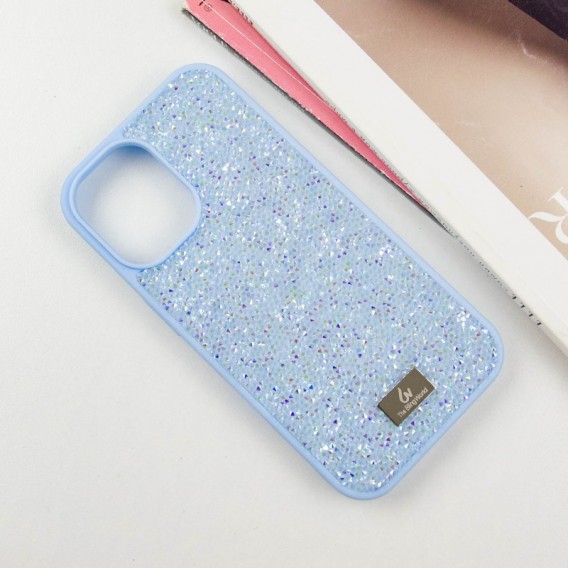 TPU чехол Bling World Rock Diamond для Apple iPhone 16 (6.1"), Голубой