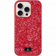 TPU чохол Bling World Rock Diamond для Apple iPhone 16 Pro (6.3") Червоний