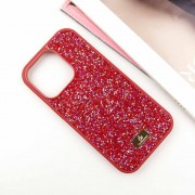 TPU чохол Bling World Rock Diamond для Apple iPhone 16 Pro (6.3"), Червоний