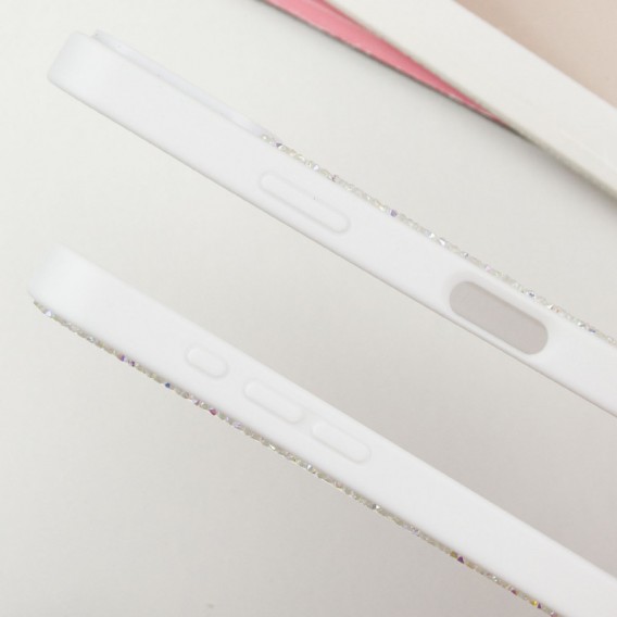 TPU чохол Bling World Rock Diamond для Apple iPhone 16 Pro (6.3"), Білий