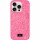 TPU чохол Bling World Rock Diamond для Apple iPhone 16 Pro (6.3") Яскраво-рожевий