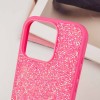 TPU чехол Bling World Rock Diamond для Apple iPhone 16 Pro (6.3"), Ярко-розовый
