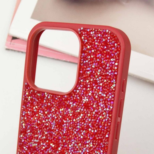 TPU чохол Bling World Rock Diamond для Apple iPhone 16 Pro Max (6.9") Червоний - зображення 5 