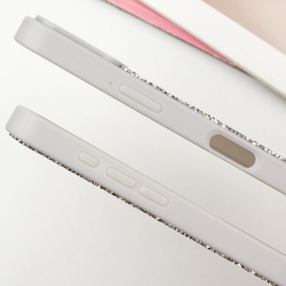 TPU чохол Bling World Rock Diamond для Apple iPhone 16 Pro Max (6.9"), Срібний