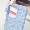 TPU чохол Bling World Rock Diamond для Apple iPhone 16 Pro Max (6.9"), Блакитний