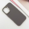 Чохол TPU+PC Carbon with MagSafe для Apple iPhone 16 (6.1"), Grey