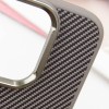 Чохол TPU+PC Carbon with MagSafe для Apple iPhone 16 (6.1"), Grey