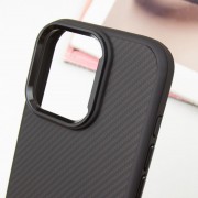 Чехол TPU+PC Carbon with MagSafe для Apple iPhone 16 Pro (6.3"), Black