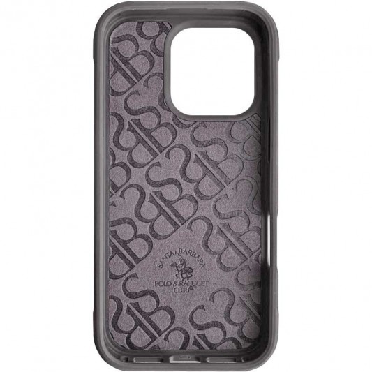Кожаный чехол Polo Santa Barbara Isaac для Apple iPhone 16 Pro Max (6.9") Titanium grey - изображение 1