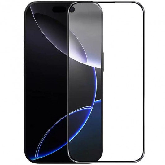 Защитное стекло Nillkin (CP+PRO) для Apple iPhone 16 Pro Max (6.9") (+ аппликатор) Черный - изображение 1