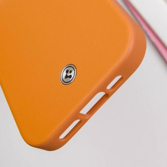 Чохол PC+Leather SGP with MagSafe для Apple iPhone 16 (6.1"), Brown