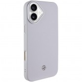 Чехол SGP PC+Leather with MagSafe для Apple iPhone 16 (6.1 дюйма) Grey