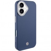 Чехол SGP PC+Leather with MagSafe для Apple iPhone 16 (6.1 дюйма) Blue