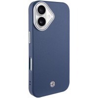 Чохол SGP PC+Leather with MagSafe для Apple iPhone 16 (6.1") Blue