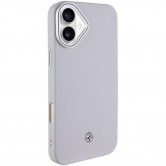 Чехол SGP PC+Leather with MagSafe для Apple iPhone 16 Plus (6.7 дюйма) Grey