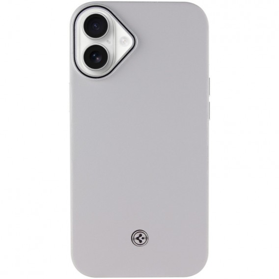 Чехол SGP PC+Leather with MagSafe для Apple iPhone 16 Plus (6.7 дюйма) Grey