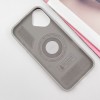 Чехол SGP PC+Leather with MagSafe для Apple iPhone 16 Plus (6.7 дюйма) Grey