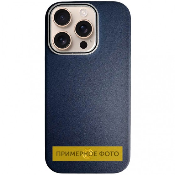 Чохол SGP PC+Leather with MagSafe для Apple iPhone 16 Plus (6.7") Blue