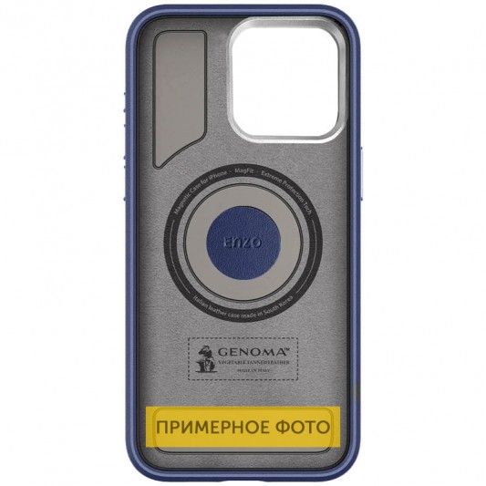 Чехол SGP PC+Leather with MagSafe для Apple iPhone 16 Plus (6.7") Blue - изображение 1