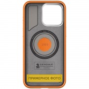 Чехол PC+Leather SGP with MagSafe для Apple iPhone 16 Plus (6.7"), Brown